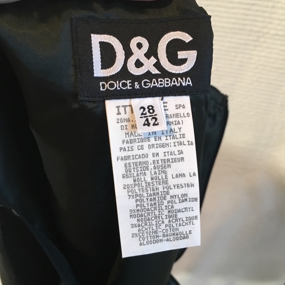 Dolce & Gabbana D&G M 90s Style Slip Skirt Black - Picture 7 of 8